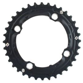 Звезда передняя для велосипеда Shimano Deore SLX 36T(черная), для FC-M665 Y1KG98050, изображение  - НаВелосипеде.рф