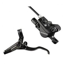 Тормоз Shimano дисковый, M445, BL-M445(лев)/BR-M447пер), черный, 1000мм  EM445BLFPRA100, изображение  - НаВелосипеде.рф