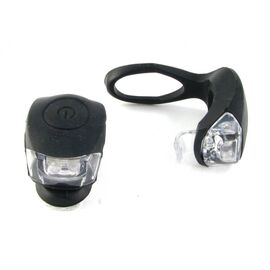 Комплект фонарей Vinca sport VL 267-2, 2 штуки, 2 режима работы, чёрный корпус, VL 267-2 black, изображение  - НаВелосипеде.рф