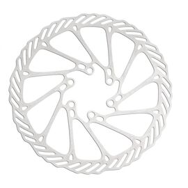 Ротор велосипедный CLARK`S CL-160, 160мм, 6 болтов, нержавеющая сталь, серебристый, 3-430, изображение  - НаВелосипеде.рф