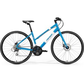 Дорожный велосипед Merida Crossway Urban 20-D Lady Fed 2017, Вариант УТ-00037417: Рама: 42см (Рост: 170 - 175 cm), Цвет: сине-белый, изображение  - НаВелосипеде.рф