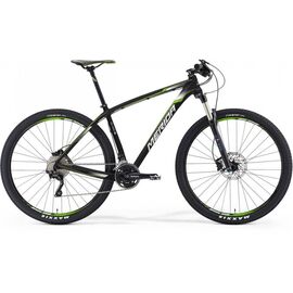 Горный велосипед Merida Big.Nine SE 2016, Вариант УТ-00037271: Рама: 19" (Рост: 172 - 180	см), Цвет: матовый черно-зеленый, изображение  - НаВелосипеде.рф