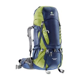 Велорюкзак Deuter Aircontact 55+10, чехол от дождя, 82х36х28, 55 л, синий, 3320316_3221, изображение  - НаВелосипеде.рф