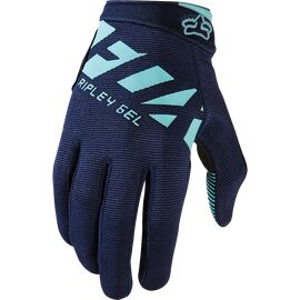 Велоперчатки женские Fox Ripley Gel Womens Glove, синие, 2017, 18476-231-L, Вариант УТ-00042790: Размер: L (182-188 мм), изображение  - НаВелосипеде.рф
