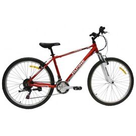 Горный велосипед Alpine Bike 1000S C-class, 26", Вариант УТ-00179737: Рама: 17.5" (Рост: 165-180 см), Цвет: красно-белый, изображение  - НаВелосипеде.рф