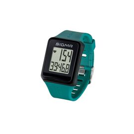 Пульсометр SIGMA iD.GO, часы, 3 функции, водонепроницаемый, есть секундомер, нагрудный датчик, pine green, SIG_24520, изображение  - НаВелосипеде.рф