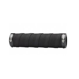 Грипсы велосипедные Velo VLG-852, резина, 130 мм, черные, Velo VLG-852-black, изображение  - НаВелосипеде.рф