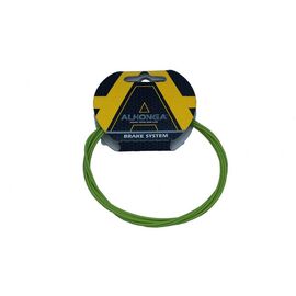 Трос велосипедный Alhonga, Teflon, 1.2 мм x 2100 мм, 4x4, сталь, зелёный, GREEN, ALH_HJ-10506, изображение  - НаВелосипеде.рф