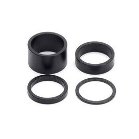 Проставочные кольца ALHONGA HJ-AL001 ED, 15 мм, черный, ALH_HJ-AL001_ED_black_15m, изображение  - НаВелосипеде.рф