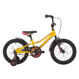 Детский велосипед Pride FLASH 16" 2018, Вариант УТ-00181405: Возраст: 3-5 лет, (Рост: до 115 см), Цвет: желтый/красный/черный , изображение  - НаВелосипеде.рф