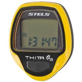 Велокомпьютер Stels Thita-3, 10 функций, жёлтый, ST (060039), изображение  - НаВелосипеде.рф
