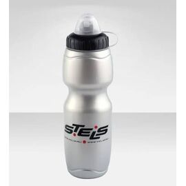 Фляга велосипедная STELS CB-15020-1, 1000 мл, серебристая, ST (550007), изображение  - НаВелосипеде.рф