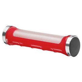 Грипсы велосипедные Velo VLG-975AD2-L2 (H), 135 мм, прозрачно-красный, ST (150178), изображение  - НаВелосипеде.рф