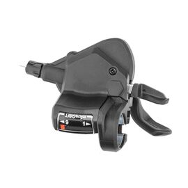Манетка велосипедная Microshift TS39-9R, правый, 9 скоростей, с тросом 2050 мм, ST (590124), изображение  - НаВелосипеде.рф