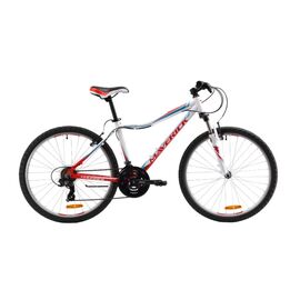 Горный велосипед MAVERICK Diver 1.0, 26", 2017, Вариант УТ-00177061: Рама: 17" (Рост: 156-170 см), Цвет: белый/красный, изображение  - НаВелосипеде.рф
