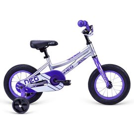 Детский велосипед Apollo NEO girls 12" , Вариант УТ-00181403: Возраст: 2-4 лет (Рост: до 102 см), Цвет: фиолетовый/белый, изображение  - НаВелосипеде.рф