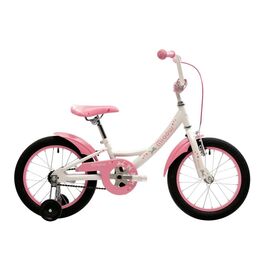 Детский велосипед Pride MIAOW 16" 2018, Вариант УТ-00181407: Размер: OneSize Возраст: 3-5 лет, Цвет: белый/розовый, изображение  - НаВелосипеде.рф