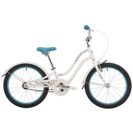 Детский велосипед Pride ANGEL 20" 2019, Вариант УТ-00181415: Возраст: 5-8 лет (Рост: 110-135 см), Цвет: белый, изображение  - НаВелосипеде.рф