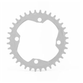 Звезда велосипедная Garbaruk, передняя, 104 BCD Round 36T Silver, 5907441517133, изображение  - НаВелосипеде.рф
