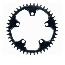 Звезда велосипедная Garbaruk, передняя, 130 BCD (5-bolt) Round 54T Black, 5907441521215, изображение  - НаВелосипеде.рф