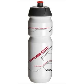 Фляга велосипедная AUTHOR AB-Tcx-Shiva X9, биопластик, 0.85 л, бело-красный, 8-14064217, изображение  - НаВелосипеде.рф