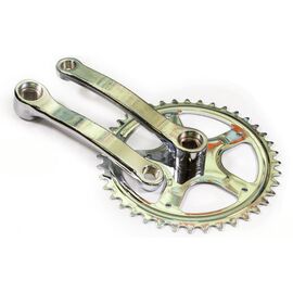Система шатунов велосипедная TRIX, звезда на 40 зубьев, 1/2" x 1/8", 152 мм, хром, ST05+OPC118 (10027), изображение  - НаВелосипеде.рф