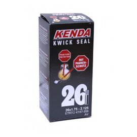 Камера велосипедная KENDA 26" антипрокольная с герметиком, авто нипель 1,75-2,125, 47/57-559 (50), изображение  - НаВелосипеде.рф