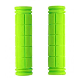 Грипсы велосипедные Vinca Sport, 125мм, резиновые, зеленые,  H-G 38 green, изображение  - НаВелосипеде.рф