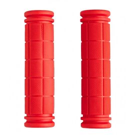 Грипсы велосипедные Vinca Sport, 125мм, резиновые, красные, H-G 38 red, изображение  - НаВелосипеде.рф