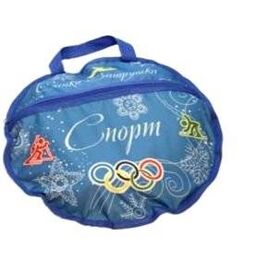 Санки-ватрушка с сумкой, диаметр - 100см, "спорт", низ ПВХ, верх ткань, изображение  - НаВелосипеде.рф