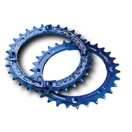 Звезда велосипедная Garbaruk, передняя, 104 BCD Round 32T Blue, 5907441516952, изображение  - НаВелосипеде.рф