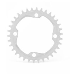Звезда велосипедная Garbaruk, передняя, 104 BCD Round 34T Silver, 5907441517065, изображение  - НаВелосипеде.рф