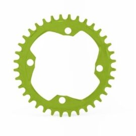 Звезда велосипедная Garbaruk, передняя, 104 BCD Round 36T Green, 5907441517102, изображение  - НаВелосипеде.рф