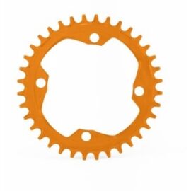 Звезда велосипедная Garbaruk, передняя, 104 BCD Round 36T Orange, 5907441517119, изображение  - НаВелосипеде.рф