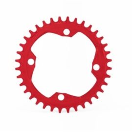 Звезда велосипедная Garbaruk, передняя, 104 BCD Round 36T Red, 5907441517126, изображение  - НаВелосипеде.рф