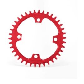 Звезда велосипедная Garbaruk, передняя, 104 BCD Round 38T Red, 5907441517195, изображение  - НаВелосипеде.рф
