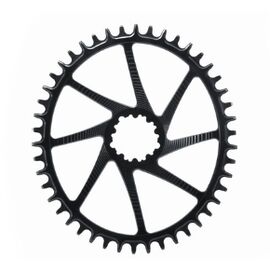 Звезда велосипедная Garbaruk, передняя, SRAM GXP Road/CX Oval 48T Black, 5907441513166, изображение  - НаВелосипеде.рф