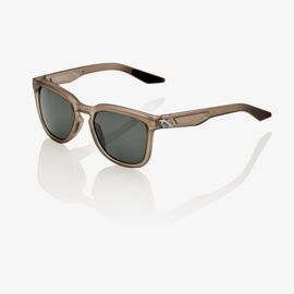 Очки велосипедные 100% Hudson, солнцезащитные, Soft Tact Translucent Crystal Sepia / Grey Green, 61028-258-74, изображение  - НаВелосипеде.рф