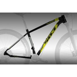 Рама велосипедная Wilier 503X , Вариант УТ-00158897: Размер: L (Рост: 177-182 см), Цвет: черный/желтый, изображение  - НаВелосипеде.рф