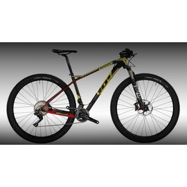 Горный велосипед MTB Wilier 101X XTR 2x12 FOX 32 SC Crossmax ELITE, 29", 2019, Вариант УТ-00180466: Рама: L (Рост: 177-182 см), Цвет: желтый/красный, изображение  - НаВелосипеде.рф