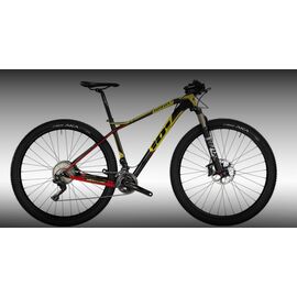Горный велосипед MTB Wilier 101X XTR Mix 2x12 FOX 32 SC Crossmax Pro, 29", 2019, Вариант УТ-00180479: Рама: L (Рост: 177-182 см), Цвет: желтый/красный, изображение  - НаВелосипеде.рф