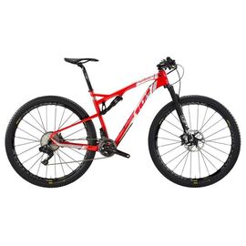 Двухподвесный велосипед Wilier 101FX XTR MIX 1x12 FOX 32 SC PC Crossmax Elite, 29", 2019, Вариант УТ-00180452: Рама: L (Рост: 177-182 см), Цвет: черный/красный, изображение  - НаВелосипеде.рф