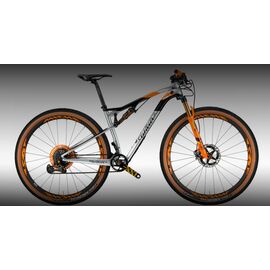 Двухподвесный велосипед Wilier 110FX Eagle XX1 Gold Crosssmax Pro carbon, 29", 2020, Вариант УТ-00169098: Рама: M (Рост: 171-176 см), Цвет: серый/оранжевый/черный, изображение  - НаВелосипеде.рф