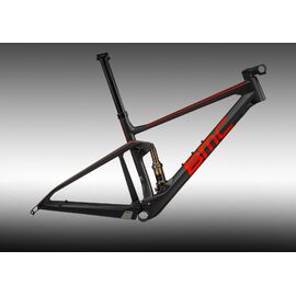 Рама велосипедная BMC Fourstroke 01 Frameset 2020, Вариант УТ-00182327: Размер: XL (Рост: > 188см), Цвет:  Carbon/Red/Grey, изображение  - НаВелосипеде.рф