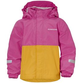 Куртка детская Didriksons BRI KIDS JKT, неоновый розовый, 502630, Вариант УТ-00174898: Размер: 100, изображение  - НаВелосипеде.рф
