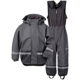 Костюм детский Didriksons BOARDMAN KIDS SET, олово, 502685, Вариант УТ-00174895: Размер: 100, изображение  - НаВелосипеде.рф