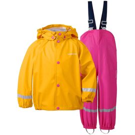 Костюм детский Didriksons SLASKEMAN KIDS SET, оранжевый, 502931, Вариант УТ-00176176: Размер: 100, изображение  - НаВелосипеде.рф