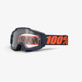 Маска велосипедная 100% Accuri OTG, Gunmetal / Clear Lens, 50204-025-02, изображение  - НаВелосипеде.рф