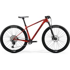 Горный велосипед Merida Big.Nine XT 29" 2020, Вариант УТ-00182144: Рама: L(19") (Рост: 177-190 см), Цвет: GlossySparklingRed/DarkRed , изображение  - НаВелосипеде.рф