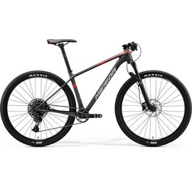 Горный велосипед Merida Big.Nine 3000, 29", 2020, Вариант УТ-00182399: Рама: L(19") (Рост: 177-190 см), Цвет: MattAnthracite/Red , изображение  - НаВелосипеде.рф